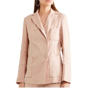Isabel Marant Linen Double Breasted Blazer